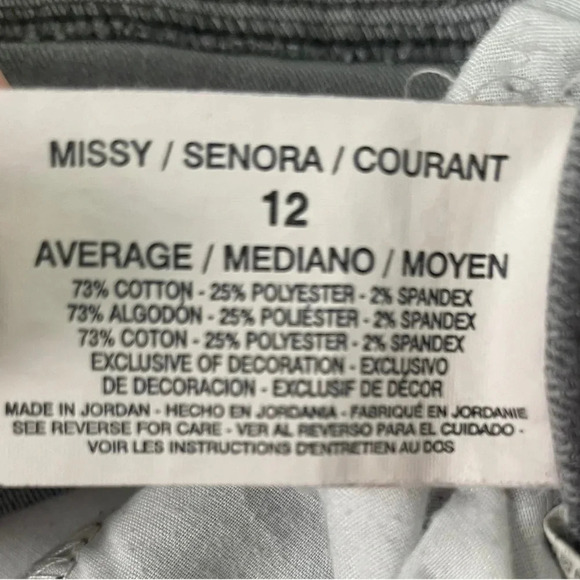 Gloria Vanderbilt Amanda Classic High Rise
Tapered Jean Tybee Gray 12 - Picture 8 of 13